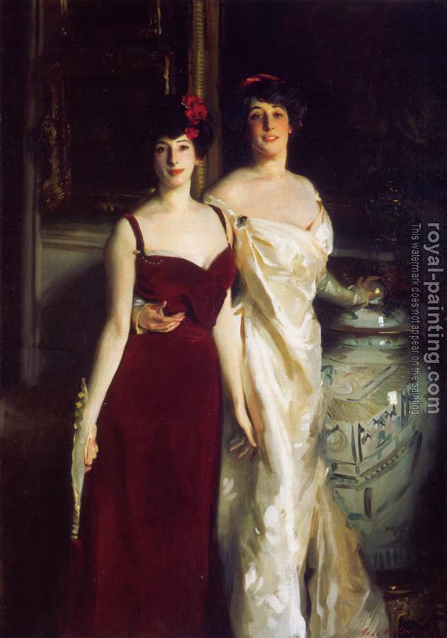 John Singer Sargent : Ena and Betty, Daughters of Asher and Mrs Wertheimer